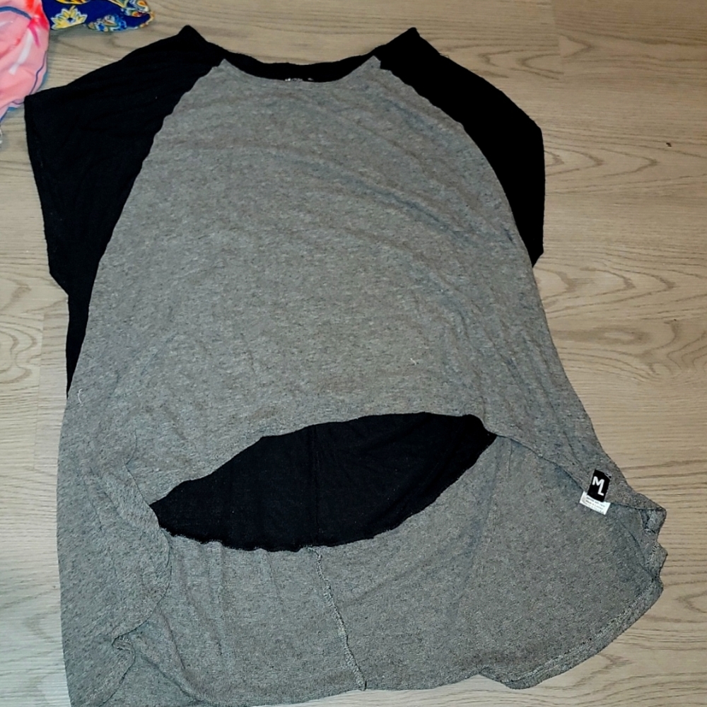 Black and gray shirt